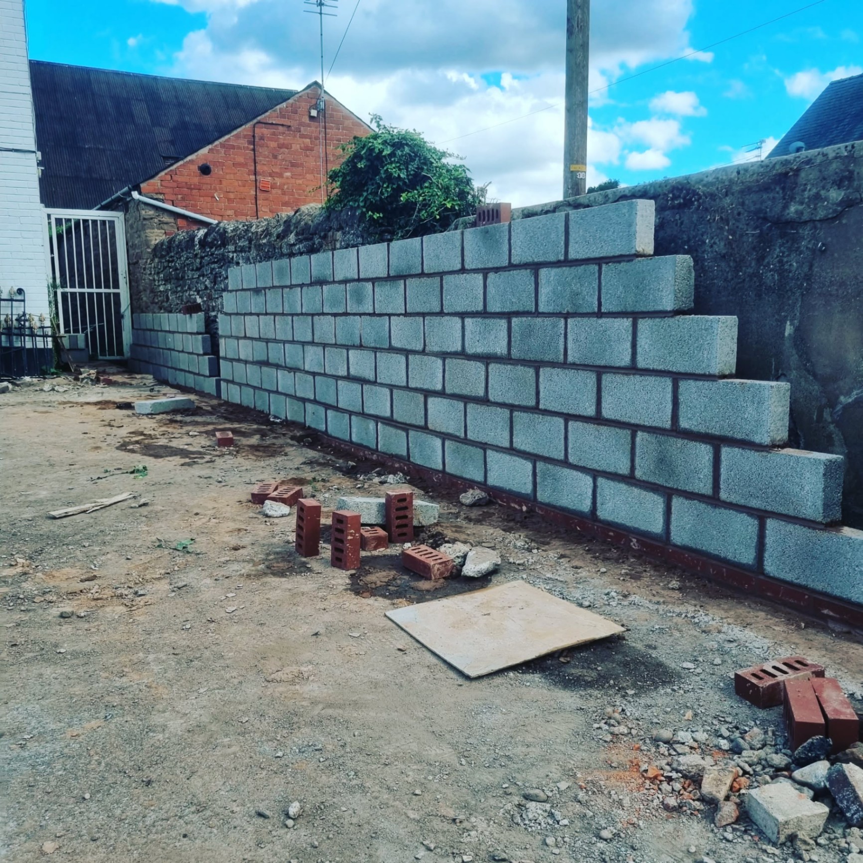 Structural Block Retaining Wall